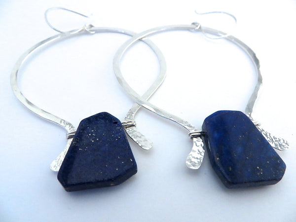 Queen Omega Hoop Earrings